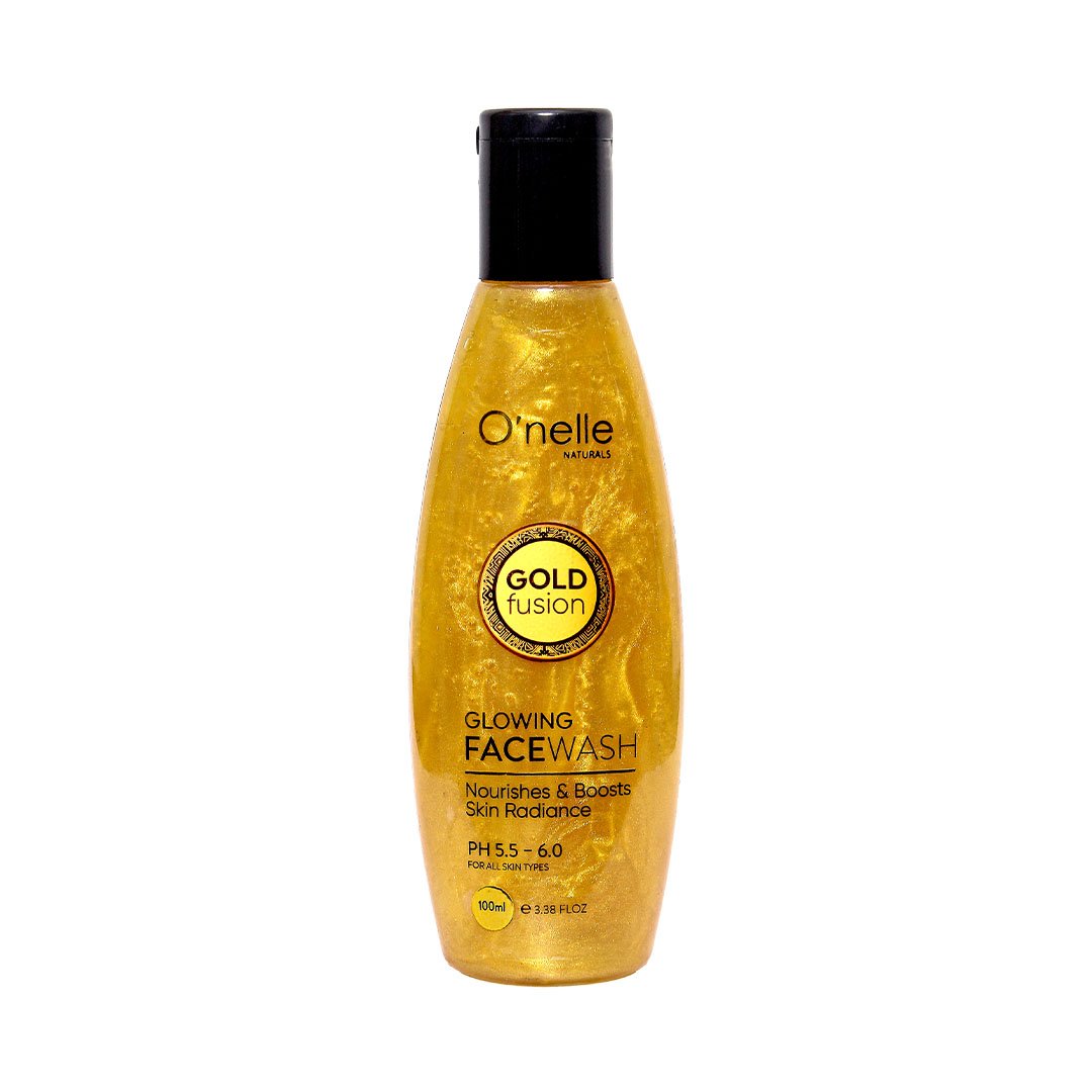 onelle-gold-fusion-glowing-face-wash-100ml Gold Fusion Glowing Face Wash Healthy Golden Glow - Image 1