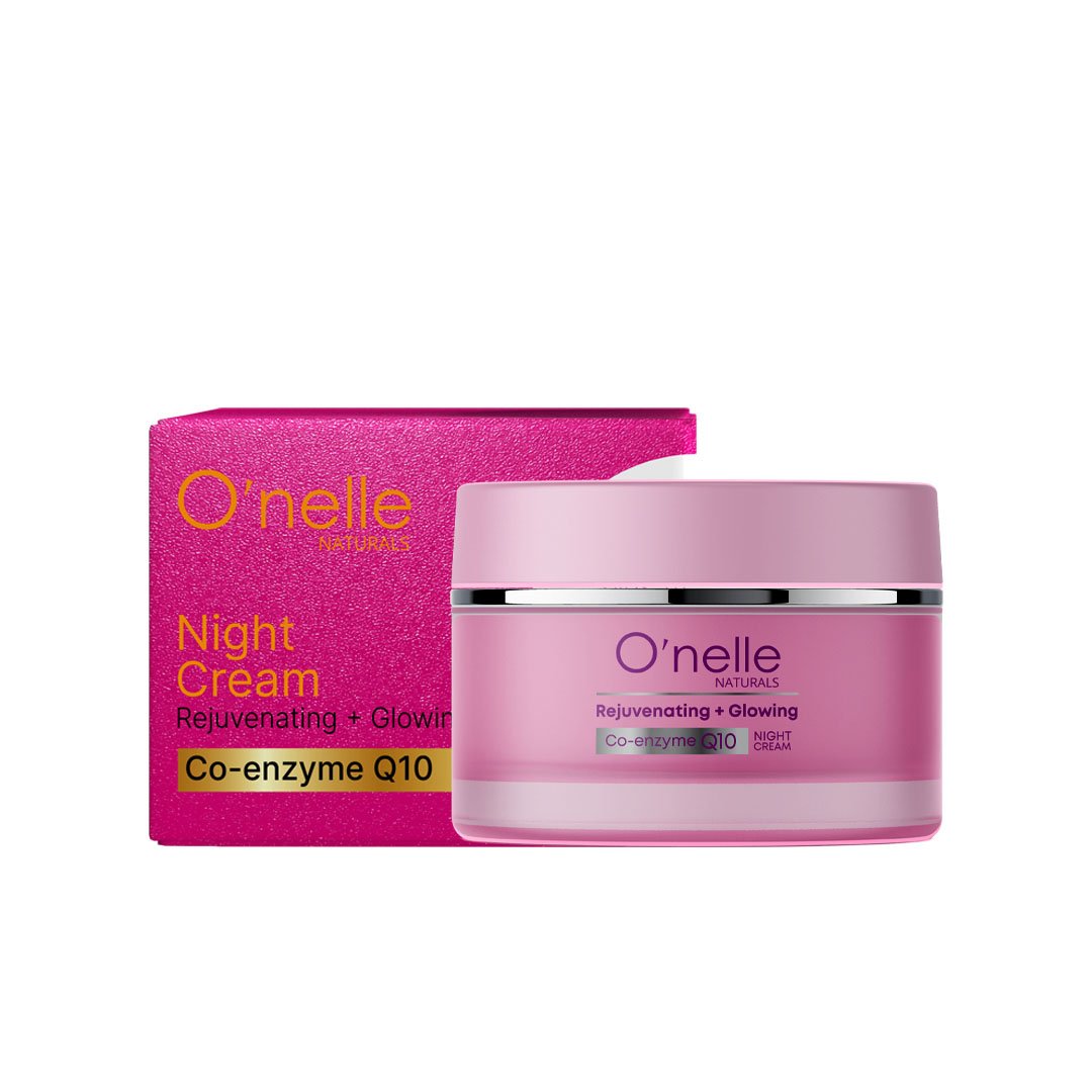onelle-night-cream-coenzyme-q10-45g Night Cream Skin Brightening Rejuvenating + Glowing, Co-enzyme Q10 - Image 1